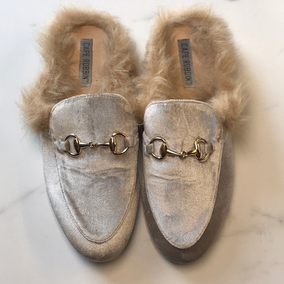 Cape Robbin Shoes - Furry Slip Ons